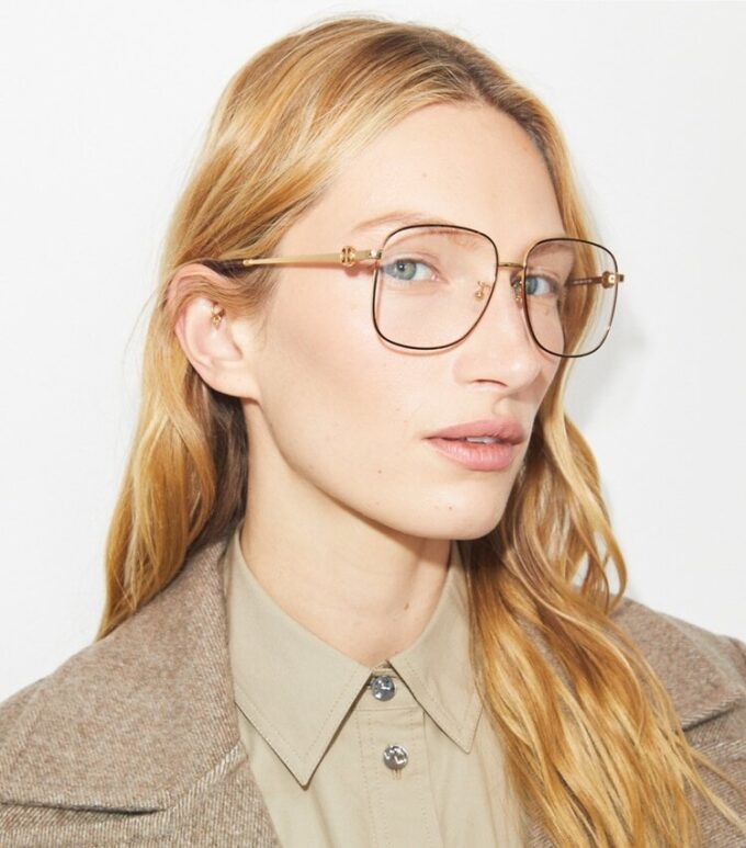 Miller Metall-Brille mit eckigem Rahmen Miller Metall-Brille mit eckigem Rahmen