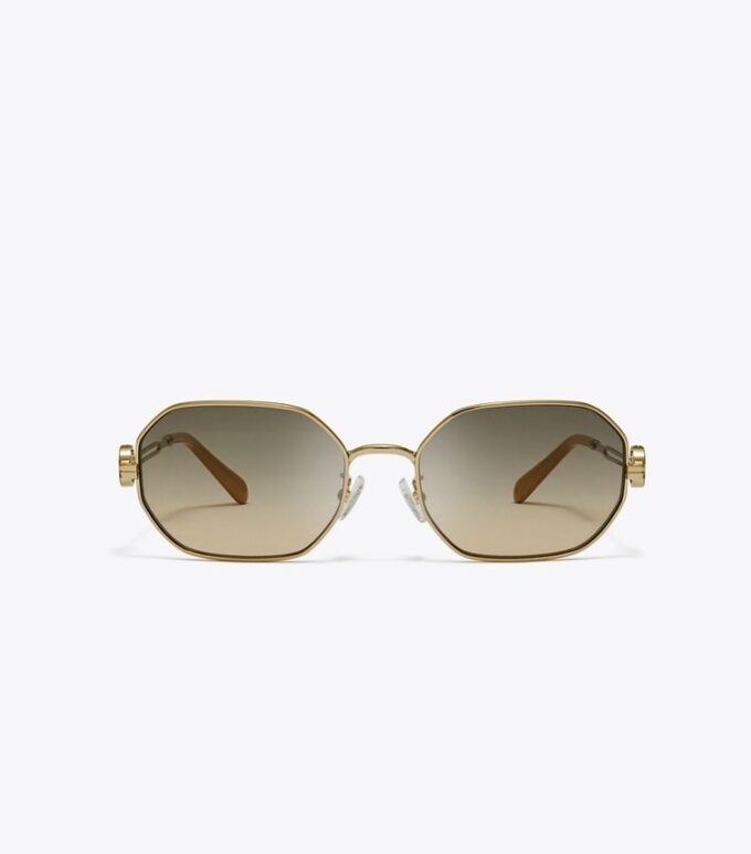 Miller Metall-Sonnenbrille in ovaler Form Miller Metall-Sonnenbrille in ovaler Form