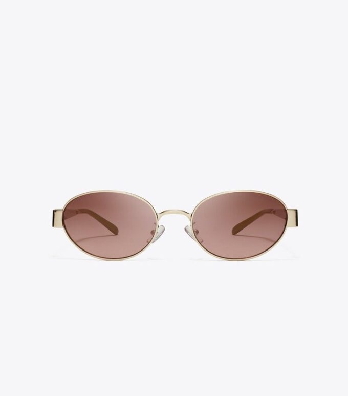 Miller Metall-Sonnenbrille in ovaler Form Miller Metall-Sonnenbrille in ovaler Form