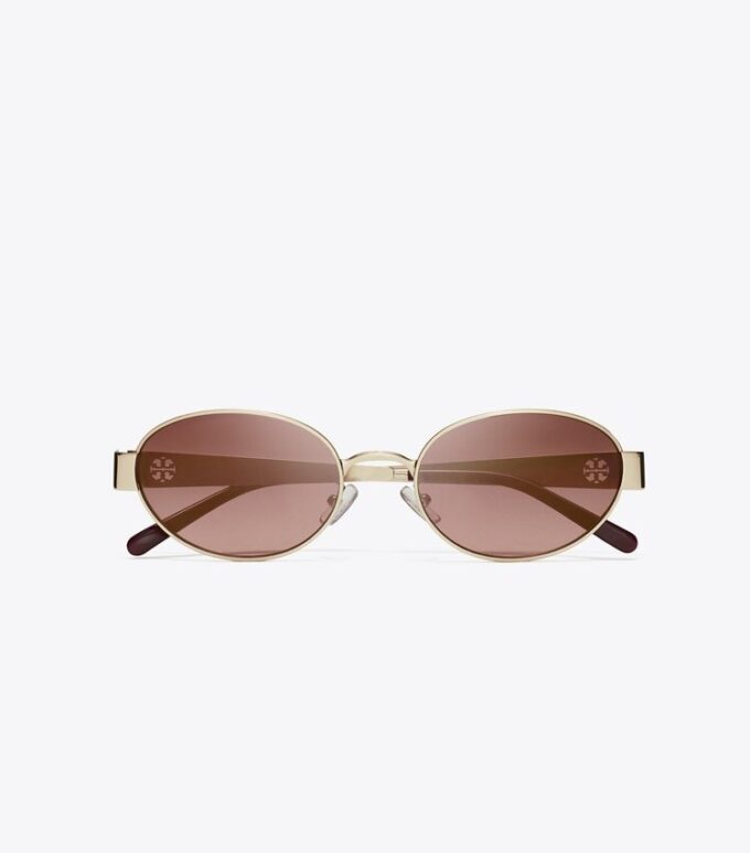 Miller Metall-Sonnenbrille in ovaler Form Miller Metall-Sonnenbrille in ovaler Form