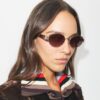 Miller Metall-Sonnenbrille in ovaler Form Miller Metall-Sonnenbrille in ovaler Form