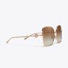 Miller Metall-Sonnenbrille in Oversize-Schmetterlingsform Miller Metall-Sonnenbrille in Oversize-Schmetterlingsform