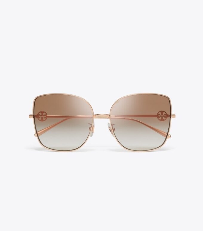 Miller Metall-Sonnenbrille in Oversize-Schmetterlingsform Miller Metall-Sonnenbrille in Oversize-Schmetterlingsform