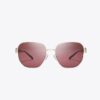 Miller Metall-Sonnenbrille mit quadratischem Rahmen Miller Metall-Sonnenbrille mit quadratischem Rahmen