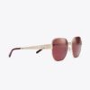 Miller Metall-Sonnenbrille mit quadratischem Rahmen Miller Metall-Sonnenbrille mit quadratischem Rahmen
