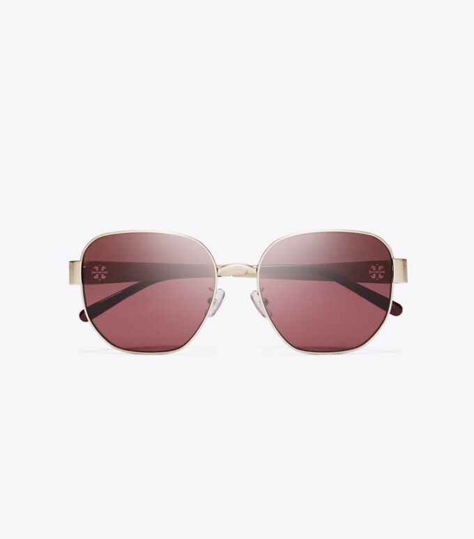 Miller Metall-Sonnenbrille mit quadratischem Rahmen Miller Metall-Sonnenbrille mit quadratischem Rahmen