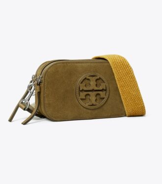 Miller Mini-Umhängetasche aus Wildleder
