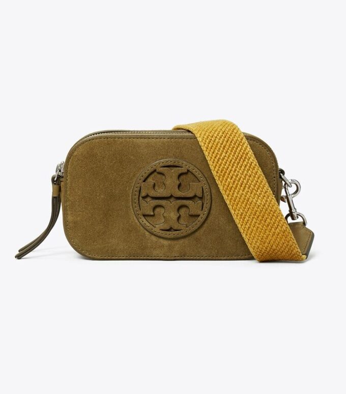 Miller Mini-Umhängetasche aus Wildleder