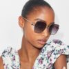 Miller Oversized Square Sonnenbrille Miller Oversized Square Sonnenbrille