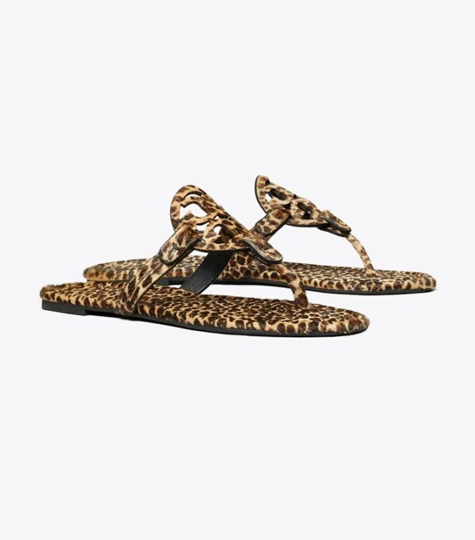 Miller Sandalette mit Kalbslederprint Miller Sandalette mit Kalbslederprint