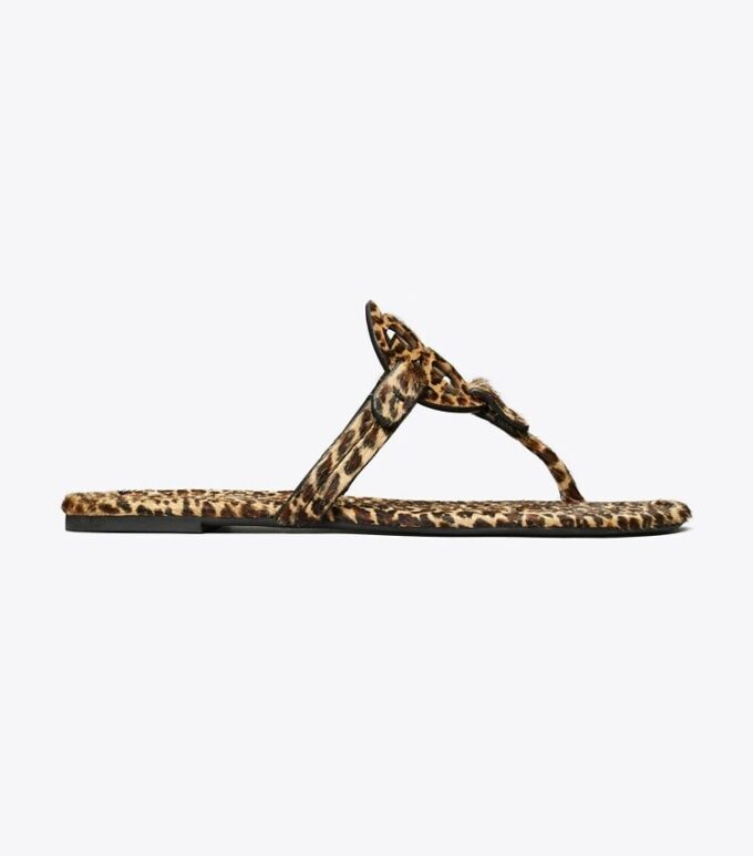 Miller Sandalette mit Kalbslederprint Miller Sandalette mit Kalbslederprint