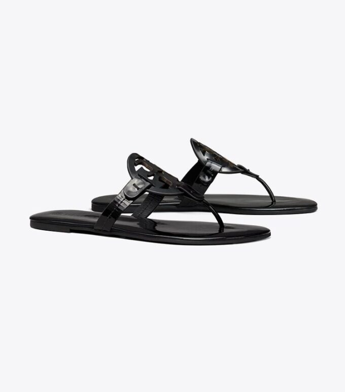 Miller Soft Lackleder-Sandale, schmal Miller Soft Lackleder-Sandale, schmal