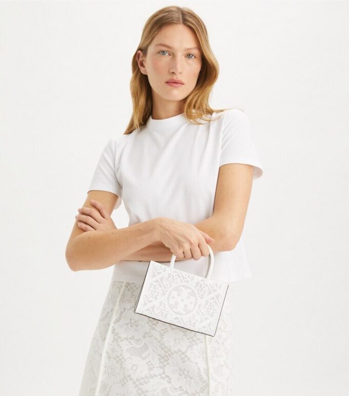 Mini Ella Bio Perforated Tote Mini Ella Bio Perforated Tote