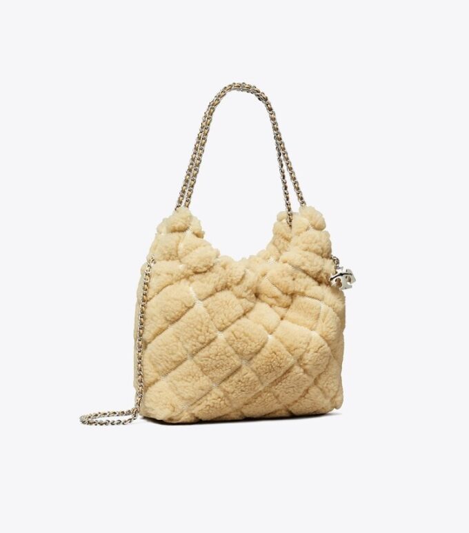 Mini Fleming Shearling Hobo Bag Mini Fleming Shearling Hobo Bag