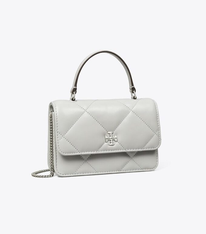 Mini Kira Diamond Quilt Charm Top-Handle Crossbody Mini Kira Diamond Quilt Charm Top-Handle Crossbody