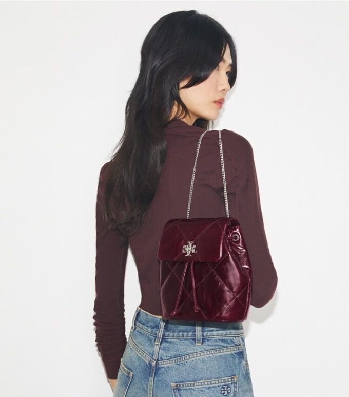 Mini Kira Diamond Quilt Distressed Rucksack Mini Kira Diamond Quilt Distressed Rucksack