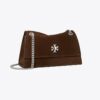 Mini Kira Turnlock Schultertasche aus Wildleder Mini Kira Turnlock Schultertasche aus Wildleder