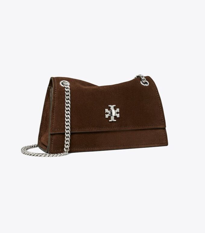 Mini Kira Turnlock Schultertasche aus Wildleder Mini Kira Turnlock Schultertasche aus Wildleder
