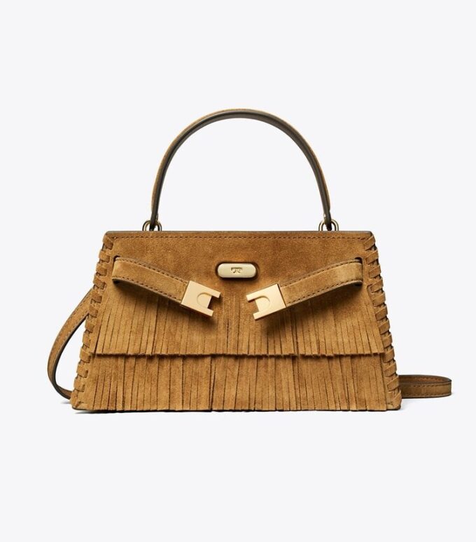 Mini Lee Radziwill Tasche mit Fransen und Henkel Mini Lee Radziwill Tasche mit Fransen und Henkel