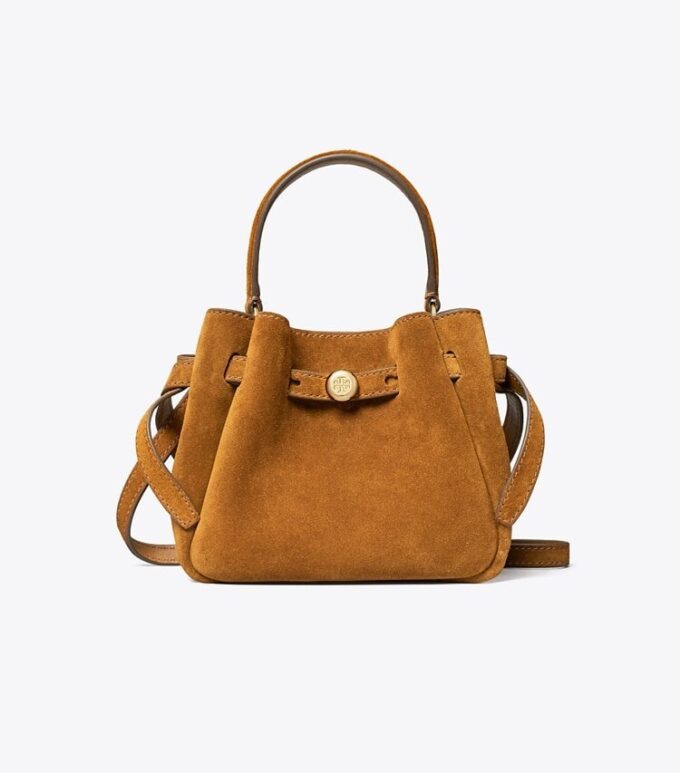 Mini Romy Bucket Bag aus Wildleder Mini Romy Bucket Bag aus Wildleder