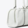 Mini-Satchel aus geknittertem Leder in Marshmallow Mini-Satchel aus geknittertem Leder in Marshmallow