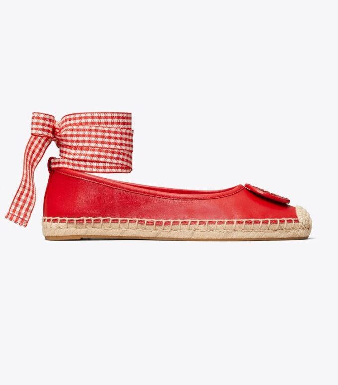 Minnie Ballerina-Espadrilles, Leder Minnie Ballerina-Espadrilles, Leder