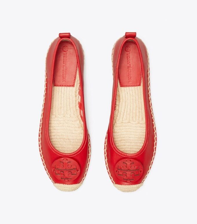 Minnie Ballerina-Espadrilles, Leder Minnie Ballerina-Espadrilles, Leder