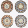 Mochaware Salatteller, 4er-Set Mochaware Salatteller, 4er-Set