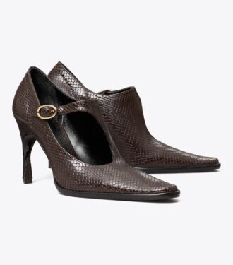 Monkstrap mit gedrehtem Absatz