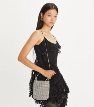 Night Owl Mini-Tasche mit Kristallverzierung