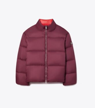 Nylon-Daunenjacke