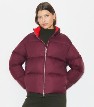 Nylon-Daunenjacke