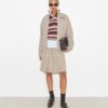 Nylon-Golfjacke mit Karomuster Nylon-Golfjacke mit Karomuster