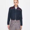 Nylonjacke mit Farbblock Nylonjacke mit Farbblock