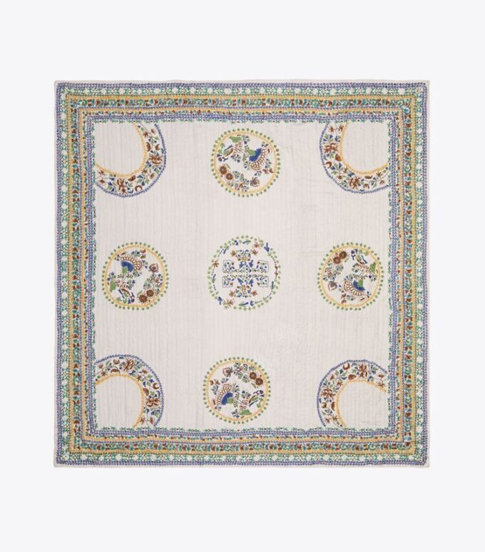 Oversized-Schal mit Keramikplatten-Stickerei Oversized-Schal mit Keramikplatten-Stickerei