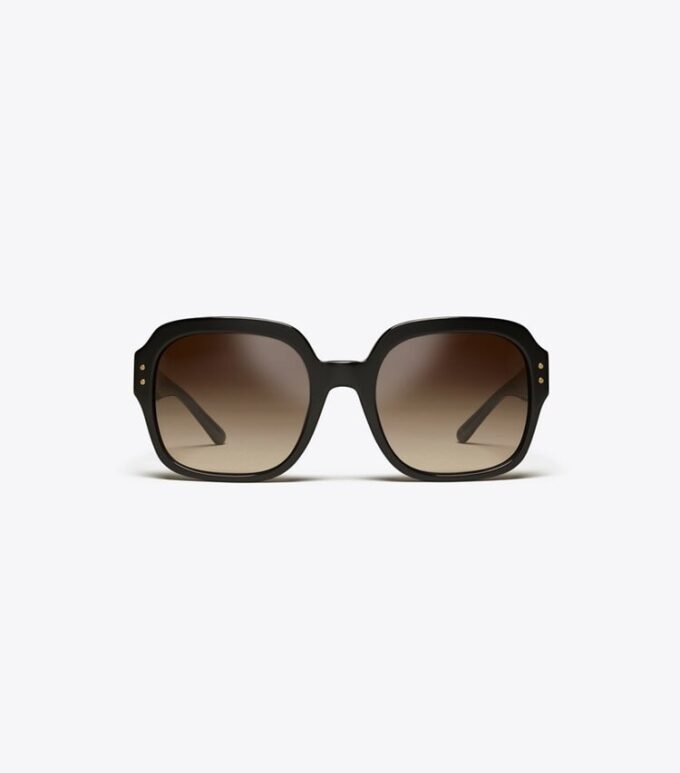 Oversized-Sonnenbrille mit quadratischem Logo Oversized-Sonnenbrille mit quadratischem Logo