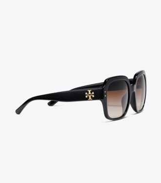 Oversized-Sonnenbrille mit quadratischem Logo