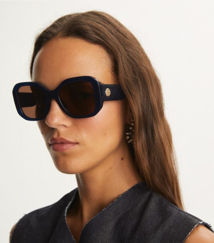 Oversized-Sonnenbrille mit quadratischem Rahmen Oversized-Sonnenbrille mit quadratischem Rahmen
