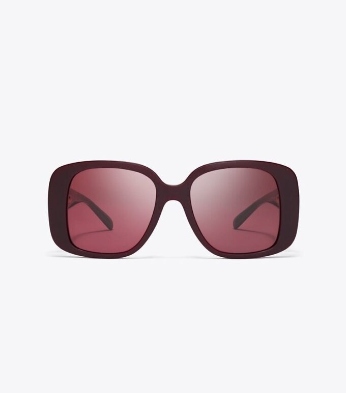 Oversized-Sonnenbrille mit quadratischen Gläsern Oversized-Sonnenbrille mit quadratischen Gläsern