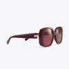 Oversized-Sonnenbrille mit quadratischen Gläsern Oversized-Sonnenbrille mit quadratischen Gläsern