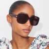Oversized-Sonnenbrille mit quadratischen Gläsern Oversized-Sonnenbrille mit quadratischen Gläsern