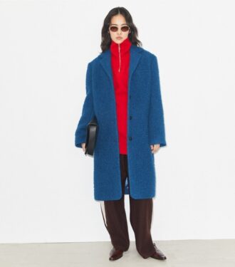 Oversized-Wollmantel