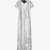 Pailletten-T-Shirt-Kleid Pailletten-T-Shirt-Kleid