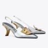 Patos Ungleiche Slingback-Absatzschuhe Patos Ungleiche Slingback-Absatzschuhe