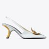 Patos Ungleiche Slingback-Absatzschuhe Patos Ungleiche Slingback-Absatzschuhe