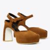 Peep-Toe-Plateausandale Peep-Toe-Plateausandale
