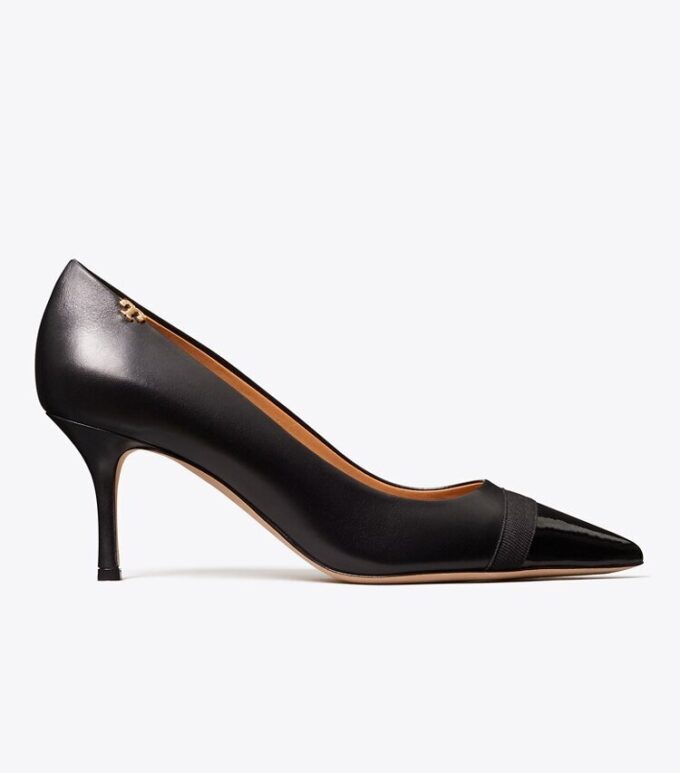 Penelope Grosgrain Pumps mit Kappe Penelope Grosgrain Pumps mit Kappe