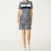 Performance Jacquard Color-Block-Kleid Performance Jacquard Color-Block-Kleid