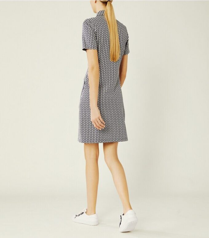 Performance Jacquard Color-Block-Kleid Performance Jacquard Color-Block-Kleid