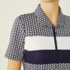 Performance Jacquard Color-Block-Kleid Performance Jacquard Color-Block-Kleid